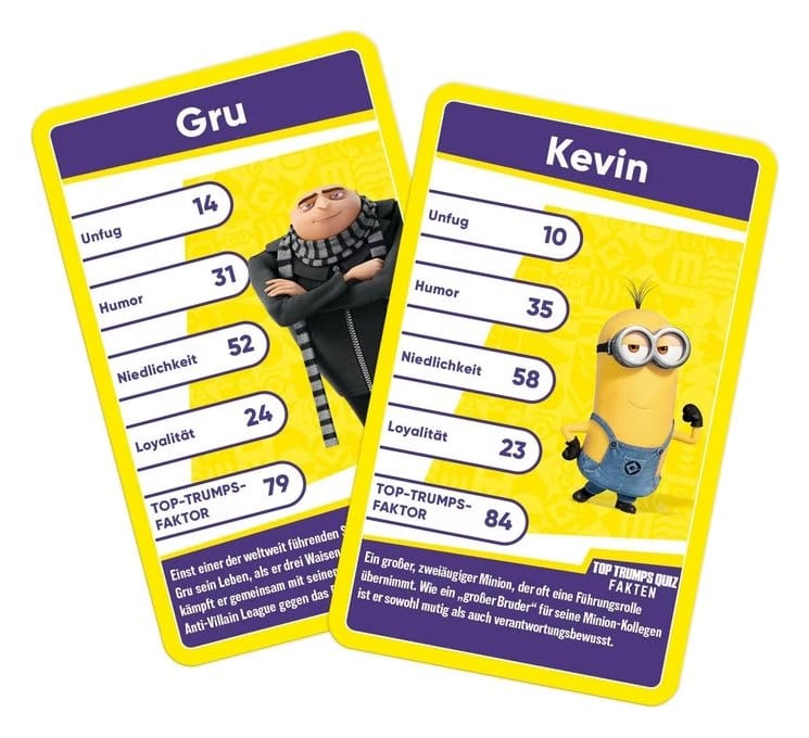 Les Minions jeu de cartes Top Trumps *ALLEMAND*