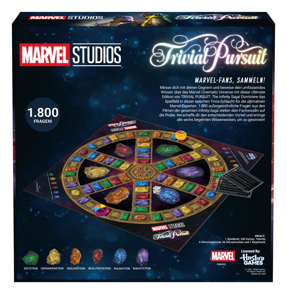 Marvel jeu de plateau Trivial Pursuit Universe XL *ALLEMAND*