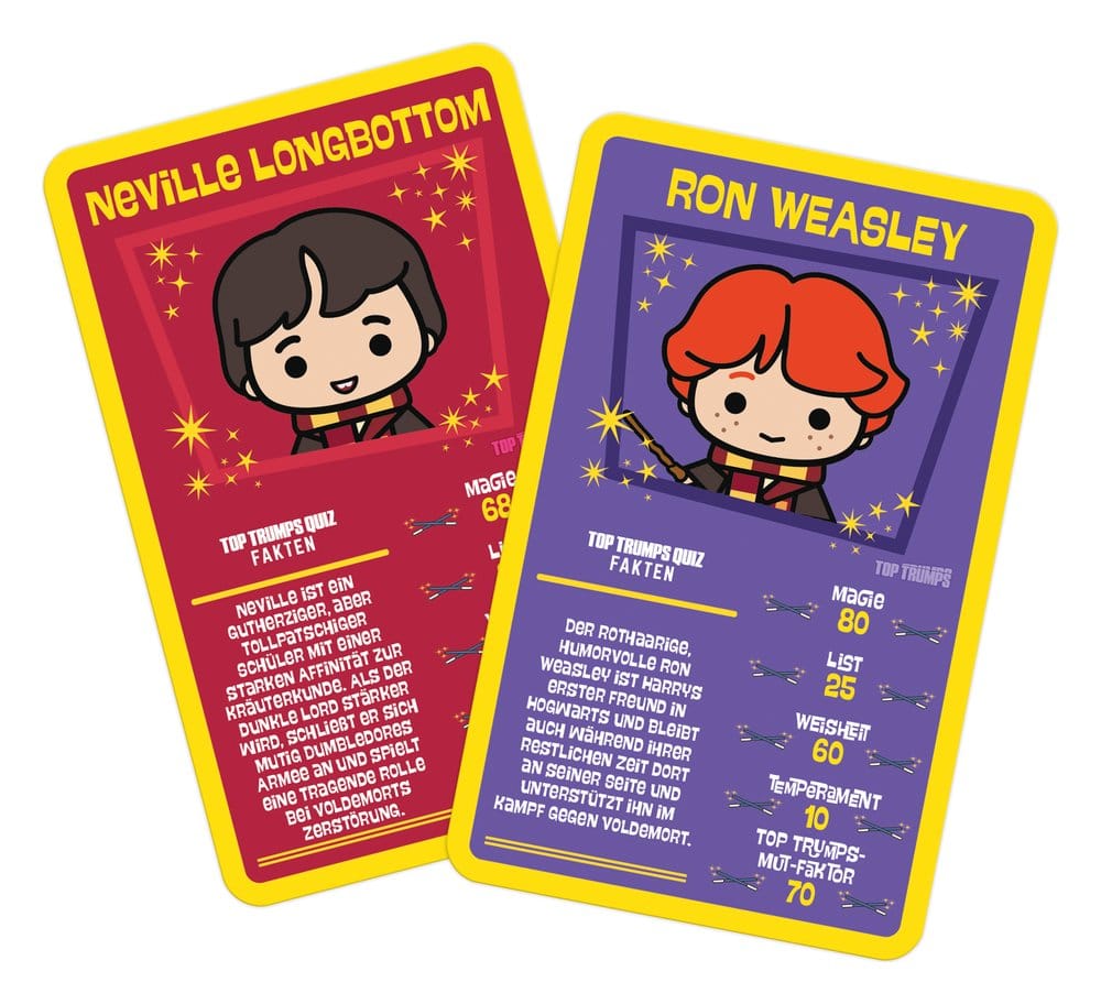 Harry Potter jeu de cartes Top Trumps Chibi Style *ALLEMAND*