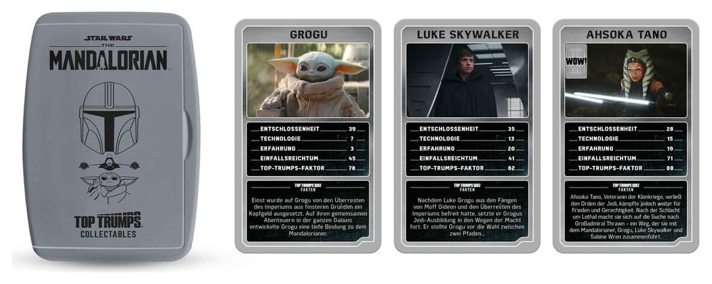 The Mandalorian and Grogu jeu de cartes Top Trumps Collectables *ALLEMAND*