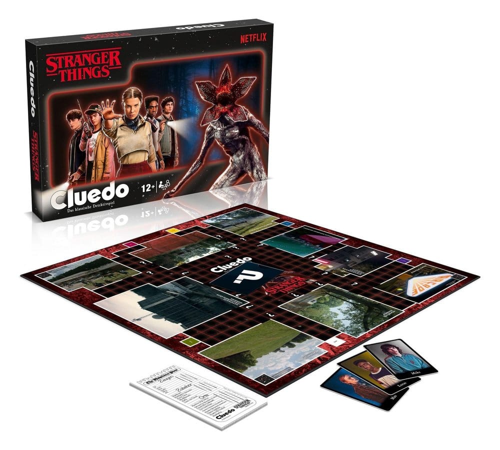 Stranger Things jeu de plateau Cluedo *ALLEMAND*