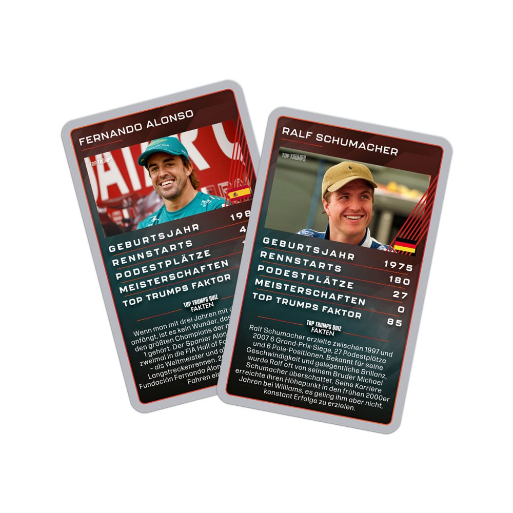 Grand Prix Helden jeu de cartes Top Trumps Collectables *ALLEMAND*