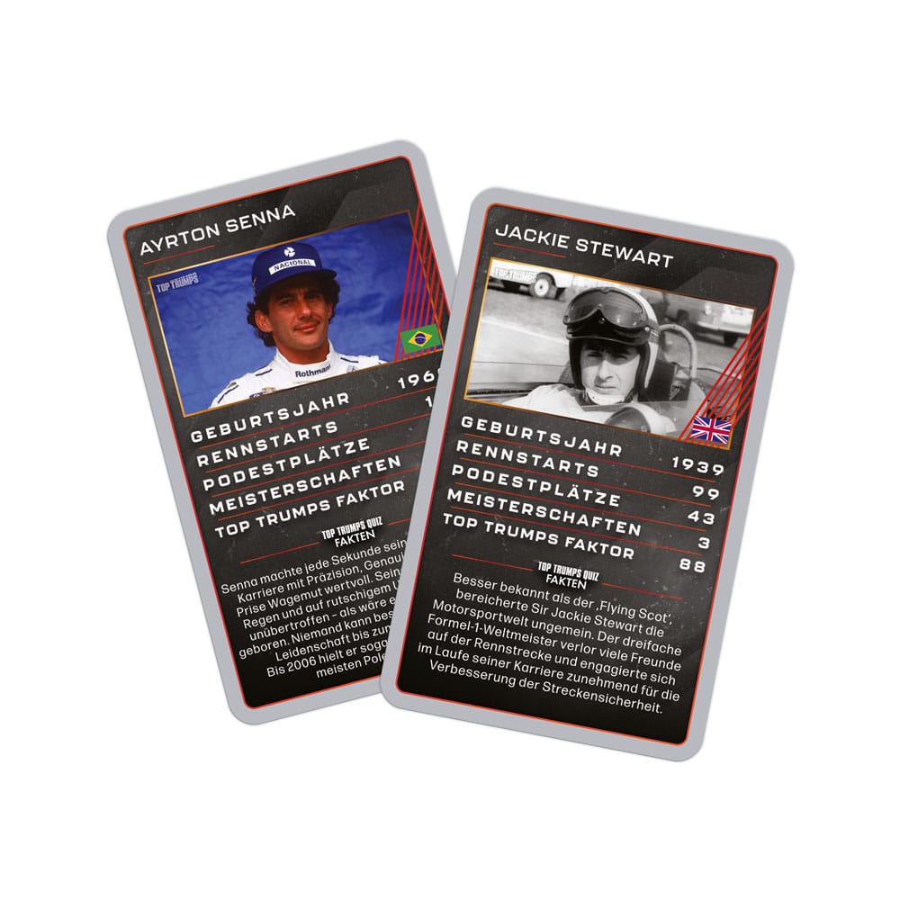 Grand Prix Helden jeu de cartes Top Trumps Collectables *ALLEMAND*