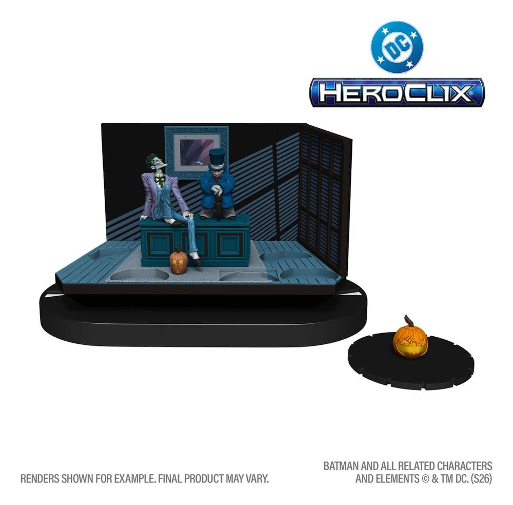 DC HeroClix SwitchClix Minifigurines avec Base The Long Halloween Team Base 23 cm