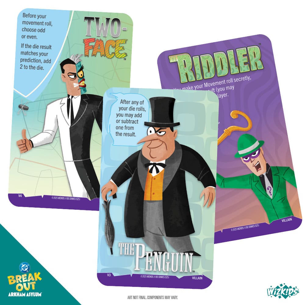 DC Breakout: Arkham Asylum Game jeu de cartes *ANGLAIS*