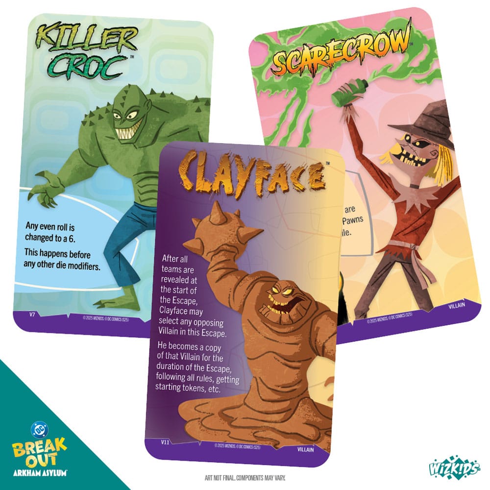 DC Breakout: Arkham Asylum Game jeu de cartes *ANGLAIS*