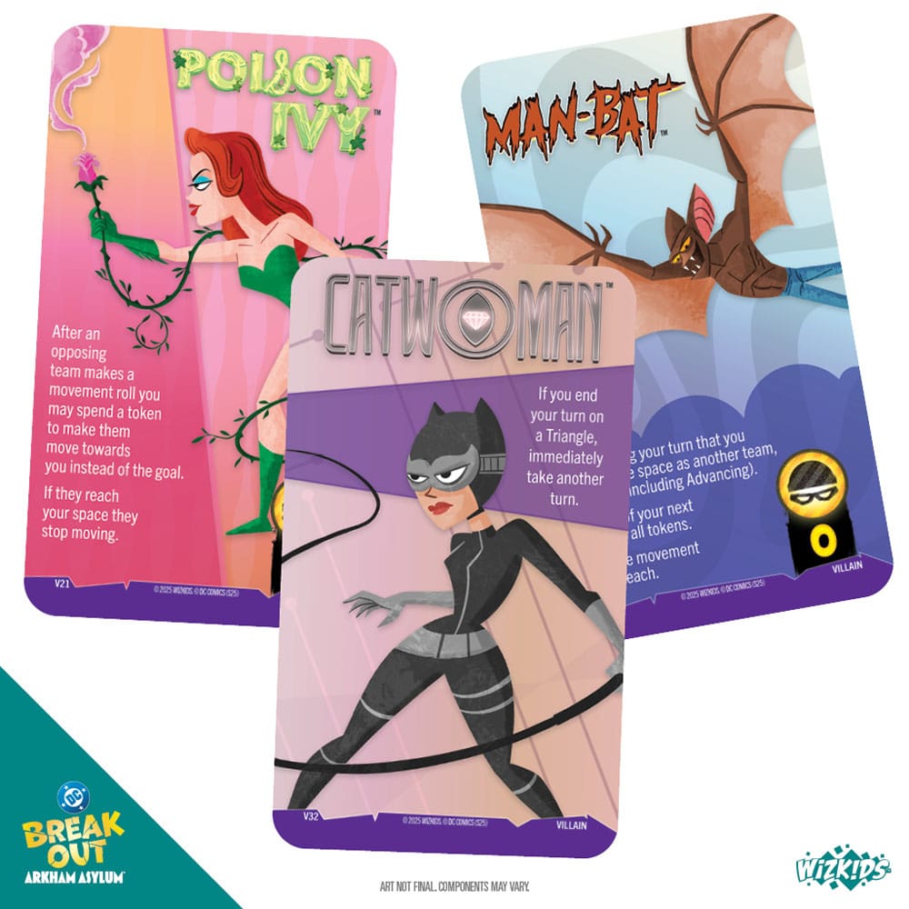 DC Breakout: Arkham Asylum Game jeu de cartes *ANGLAIS*