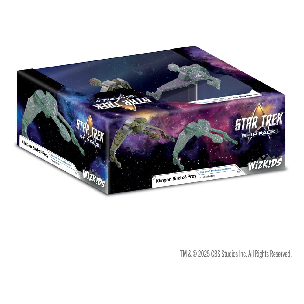 Star Trek : Into the Unknown miniatures jeu de figurines Bird-of-Prey Special Cloaked Edition *ANGLAIS*