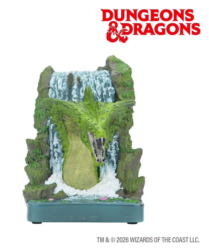 D&D serre-livres Dragon Vert 18 cm