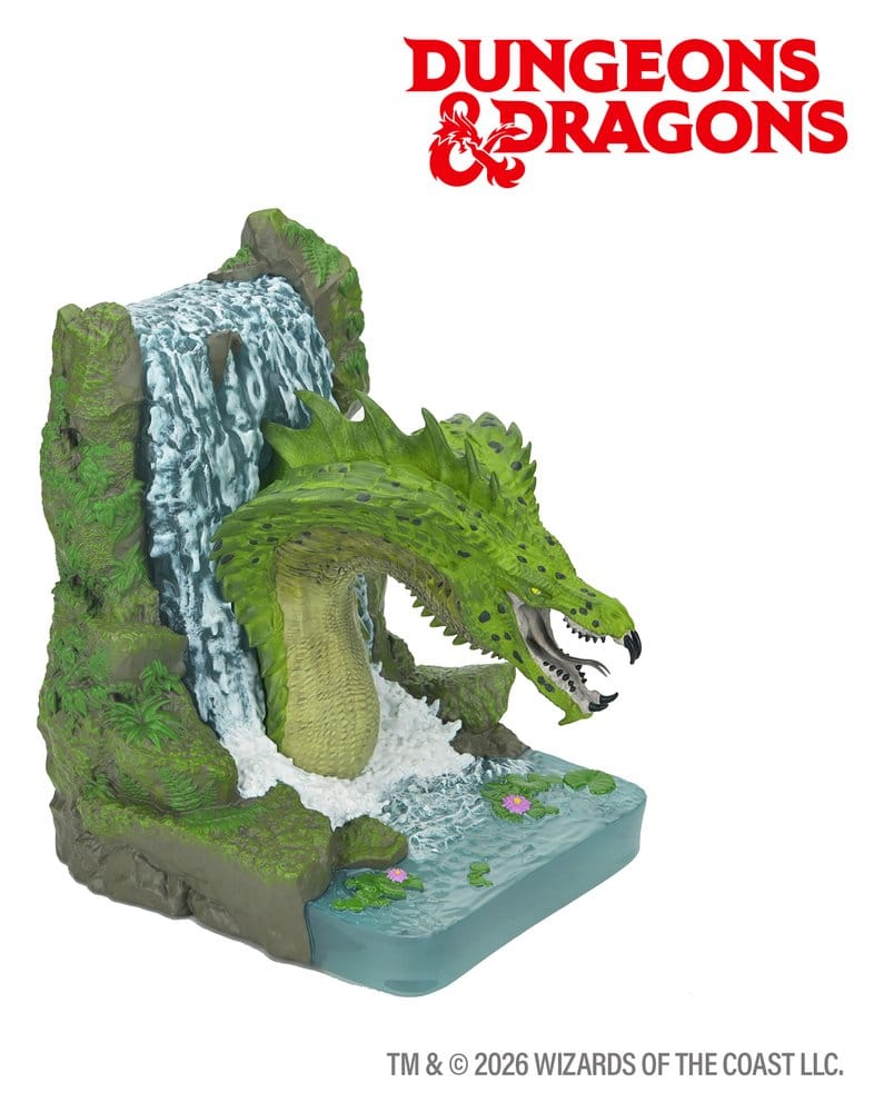 D&D serre-livres Dragon Vert 18 cm