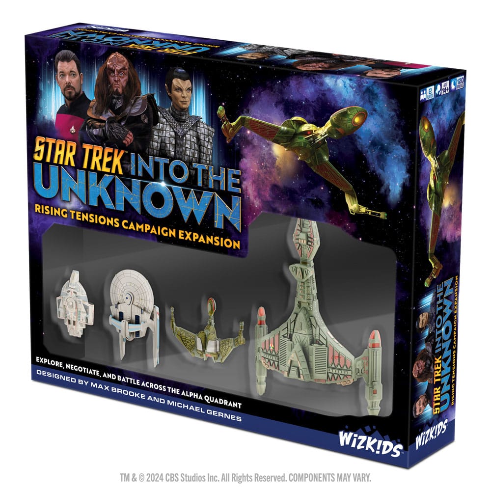 Star Trek : Into the Unknown extension jeu de figurines Rising Tensions *ANGLAIS*
