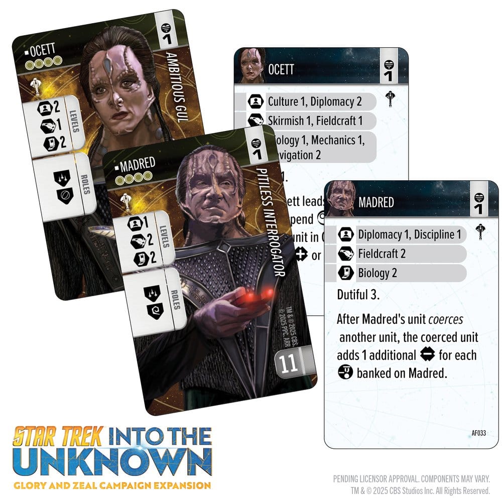 Star Trek : Into the Unknown extension jeu de figurines Glory and Zeal *ANGLAIS*