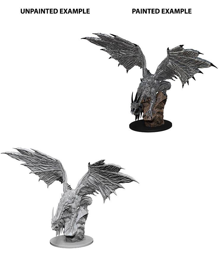 Pathfinder Battles Deep Cuts assortiment packs miniature à peindre Silver Dragon (6)