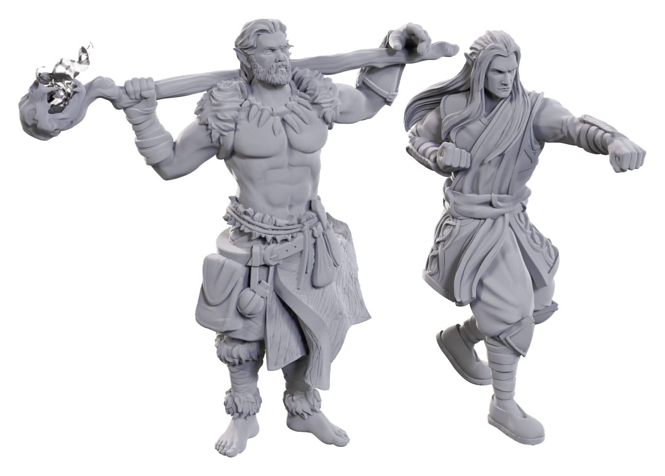 D&D Nolzur's Marvelous Miniatures pack 2 miniatures à peindre Archdruid & Martial Arts Adept