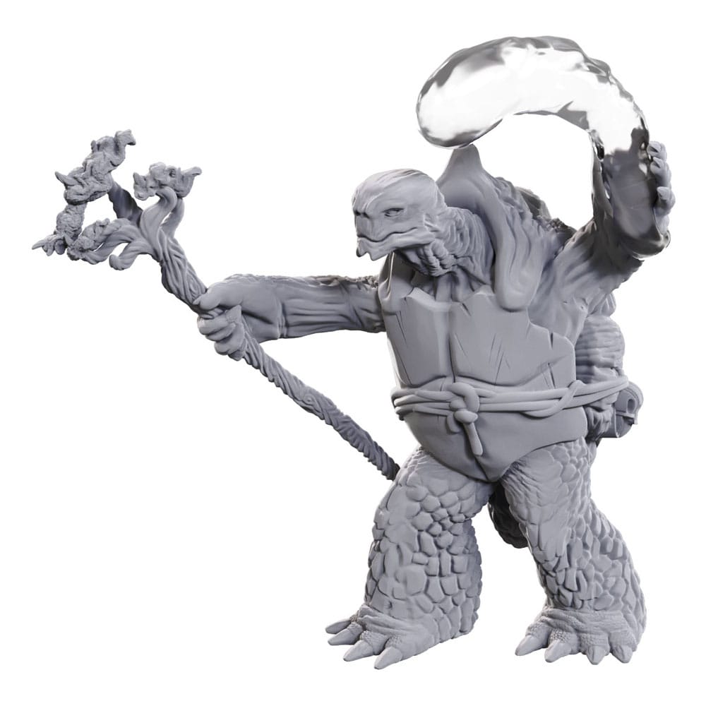 D&D Nolzur's Marvelous Miniatures à peindre Tortle Druid & Wild Shape Giant Lizard