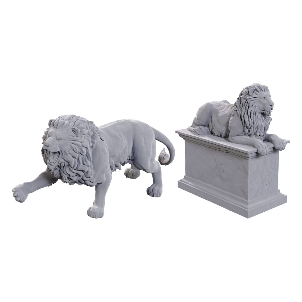 WizKids Deep Cuts Miniatures pack 2 miniatures à peindre Stone Lion