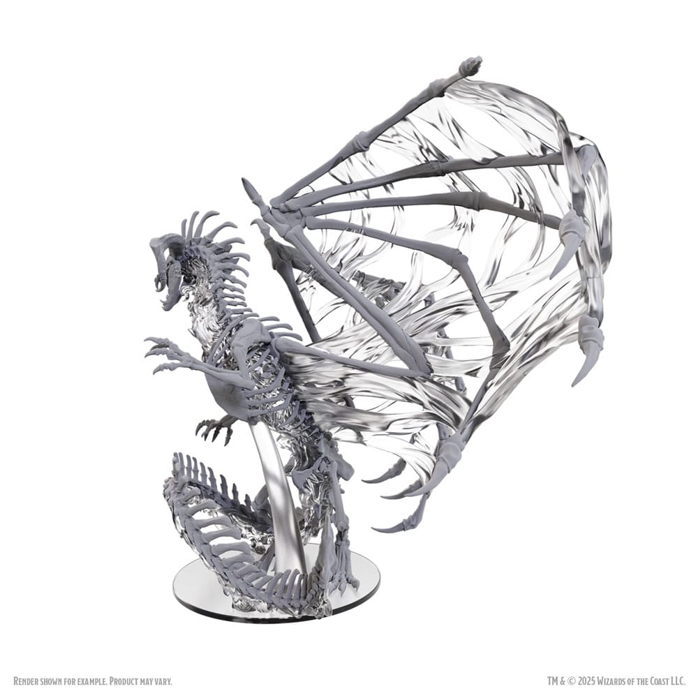 D&D Nolzur's Marvelous Miniatures à peindre Black Dracolich 30 cm