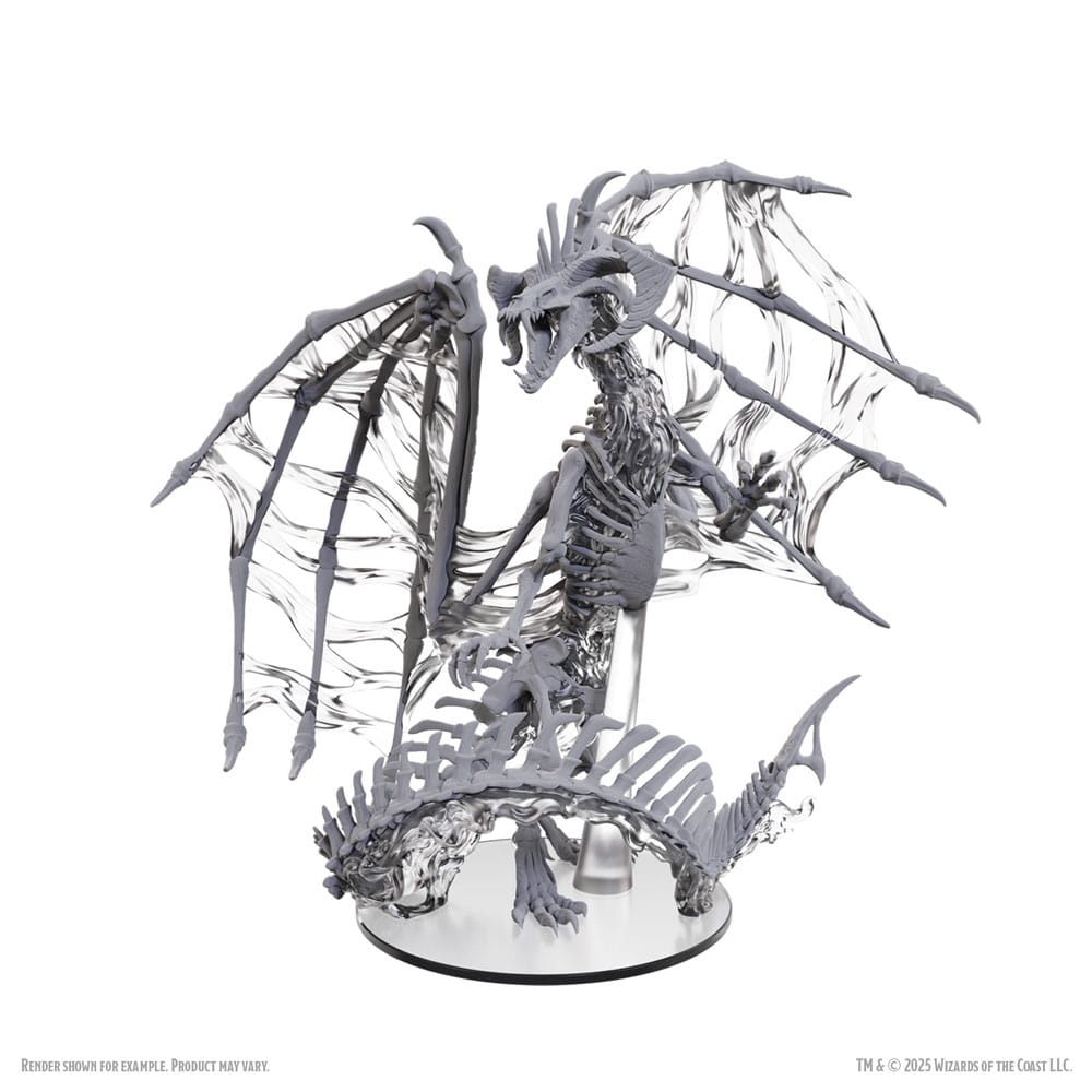 D&D Nolzur's Marvelous Miniatures à peindre Black Dracolich 30 cm