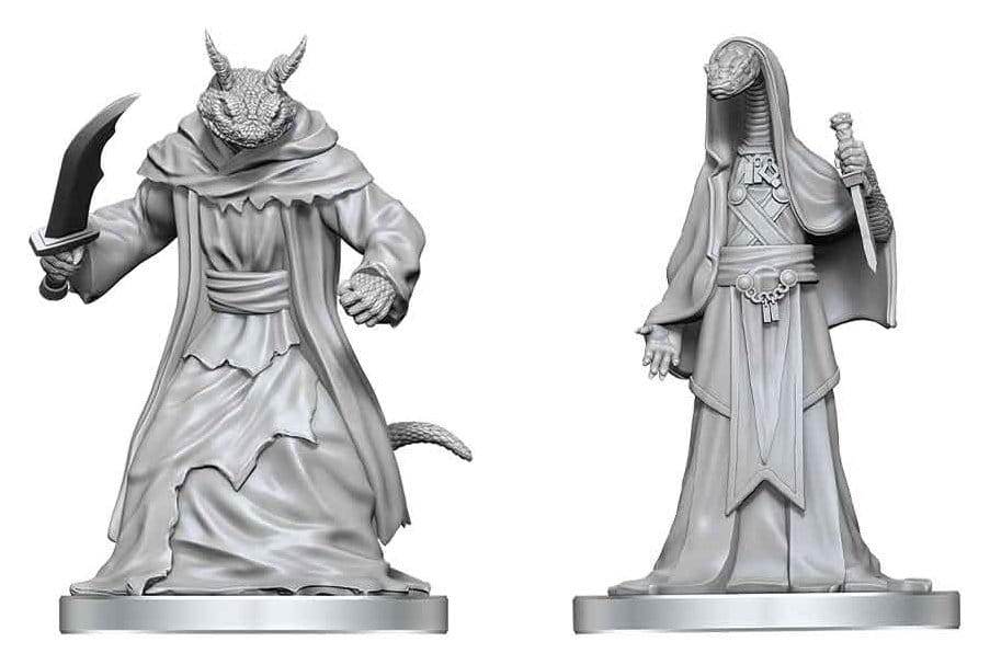 Pathfinder Battles Deep Cuts miniature à peindre Zyss & Aapoph Serpentfolk 13 cm