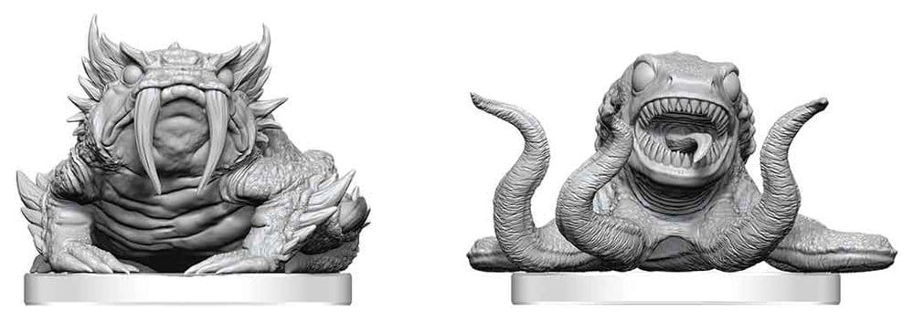 Pathfinder Battles Deep Cuts miniature à peindre Bogwid & Slurk 13 cm