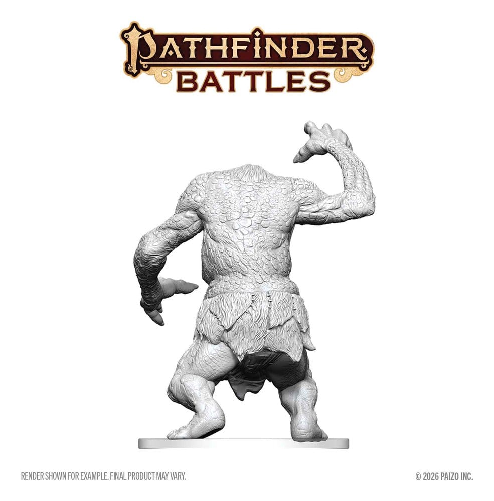 Pathfinder Battles Deep Cuts miniature à peindre Troll des forêts 15 cm