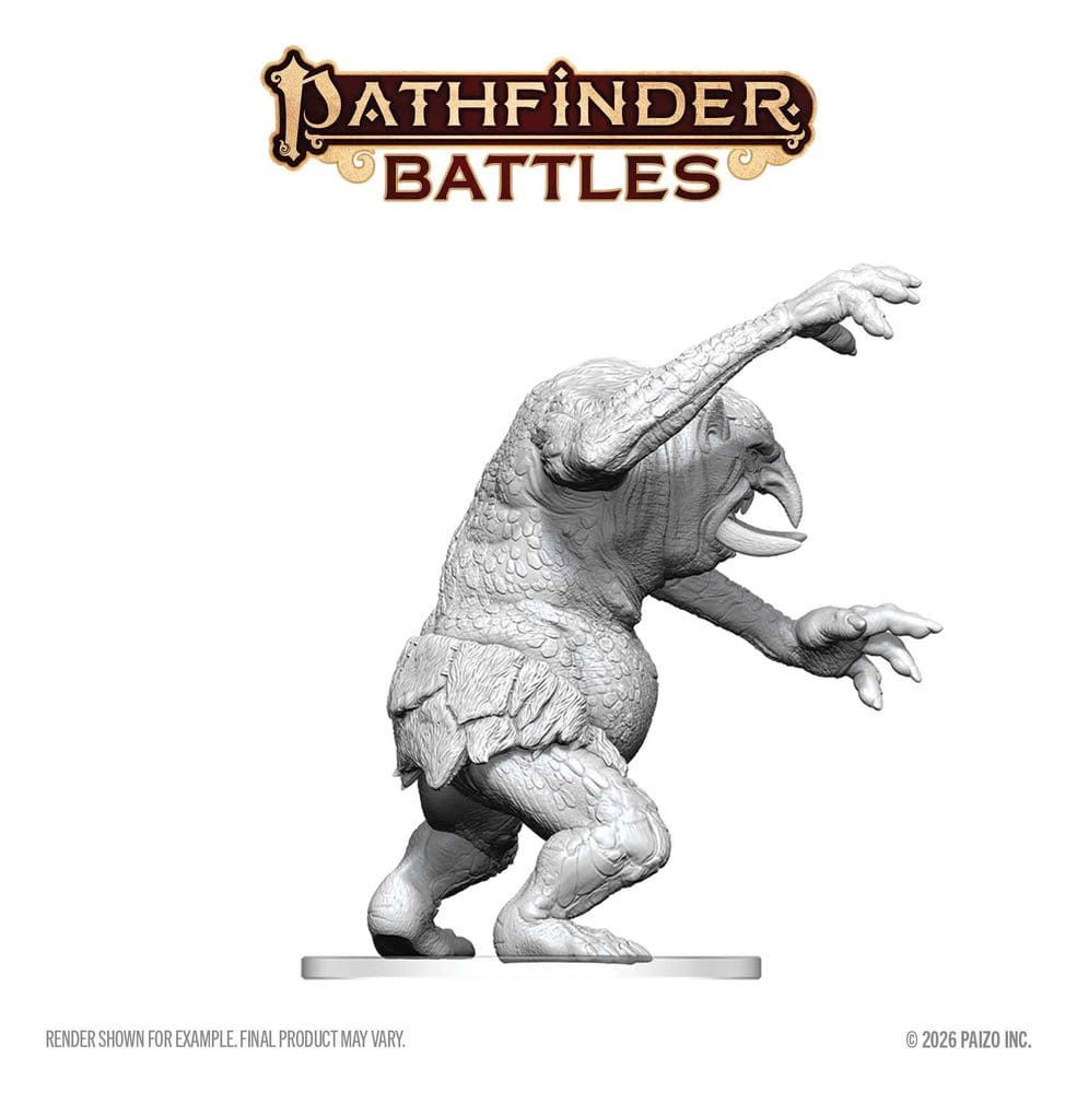 Pathfinder Battles Deep Cuts miniature à peindre Troll des forêts 15 cm