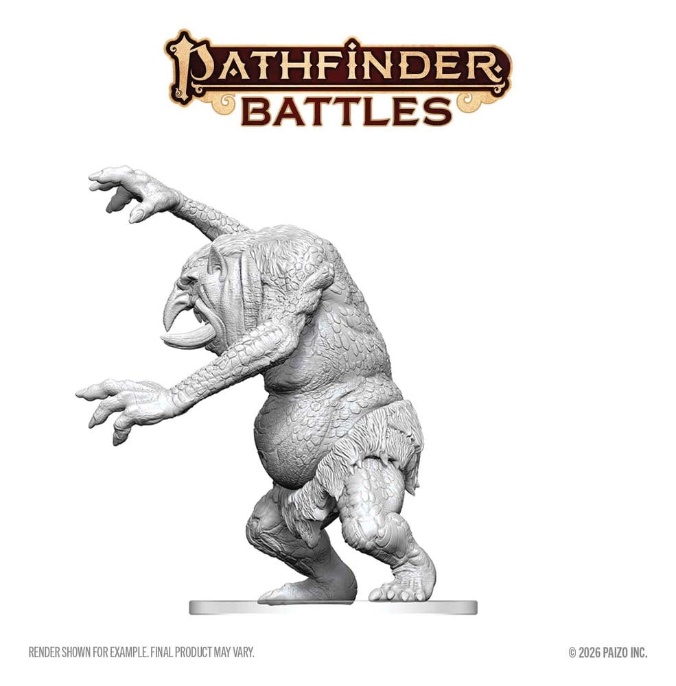 Pathfinder Battles Deep Cuts miniature à peindre Troll des forêts 15 cm