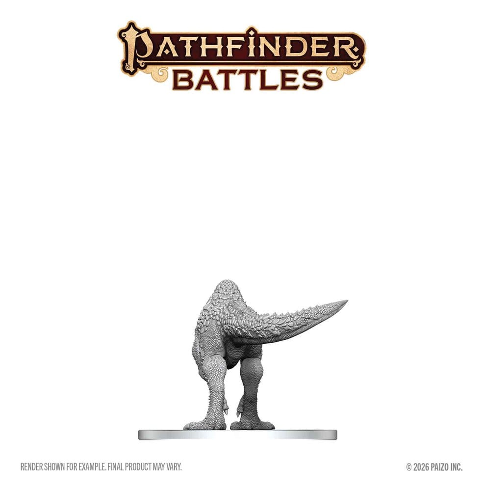 Pathfinder Battles Deep Cuts miniature à peindre Pachycephalosaurus 13 cm