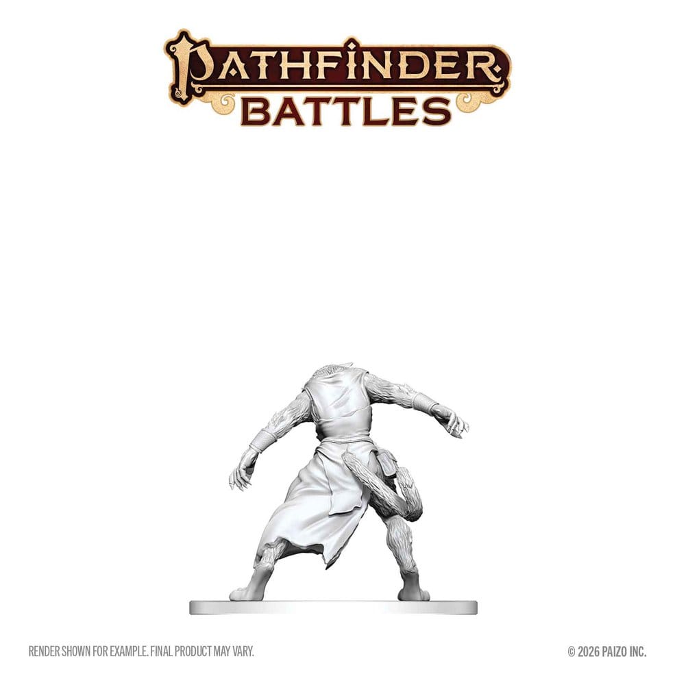 Pathfinder Battles Deep Cuts miniature à peindre Homme-tigre 13 cm