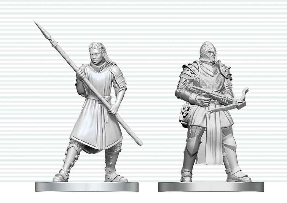 D&D Nolzur's Marvelous Miniatures figurines mini Town Guards 13 cm