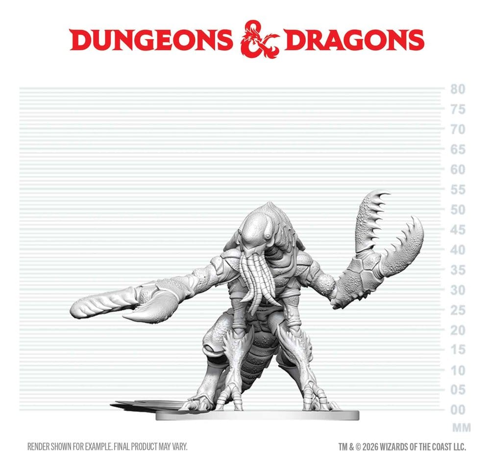 D&D Nolzur's Marvelous Miniatures figurine mini Chuul 6 cm