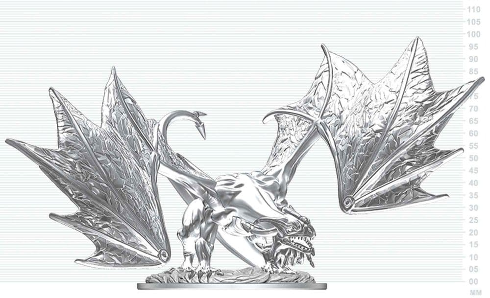 Dungeons & Dragons Nolzur's Marvelous Miniatures miniature à peindre Jeune dragon de saphir 20 cm