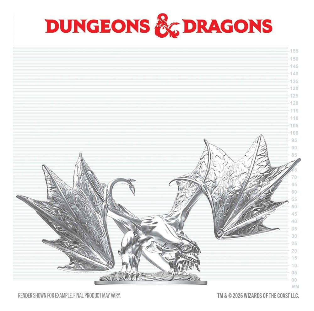 Dungeons & Dragons Nolzur's Marvelous Miniatures miniature à peindre Jeune dragon de saphir 20 cm