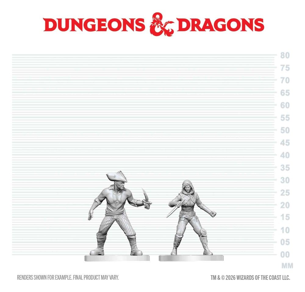 Dungeons & Dragons Nolzur's Marvelous Miniatures miniature à peindre Bandit & Pirate 14 cm