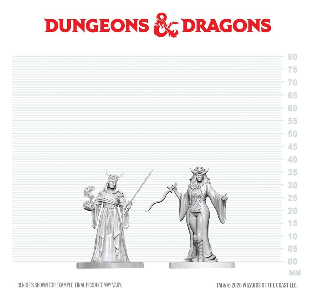 Dungeons & Dragons Nolzur's Marvelous Miniatures miniature à peindre Fanatique cultiste & Hiérophante 14 cm