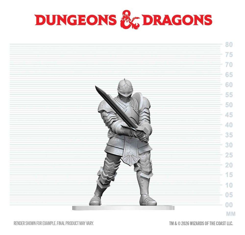 Dungeons & Dragons Nolzur's Marvelous Miniatures miniature à peindre Red Knight Guardian Golem 14 cm