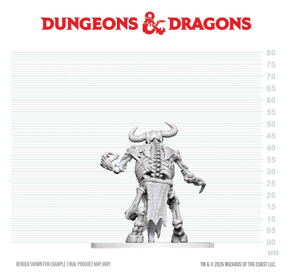 Dungeons & Dragons Nolzur's Marvelous Miniatures miniature à peindre Squelette de Minotaure 17 cm