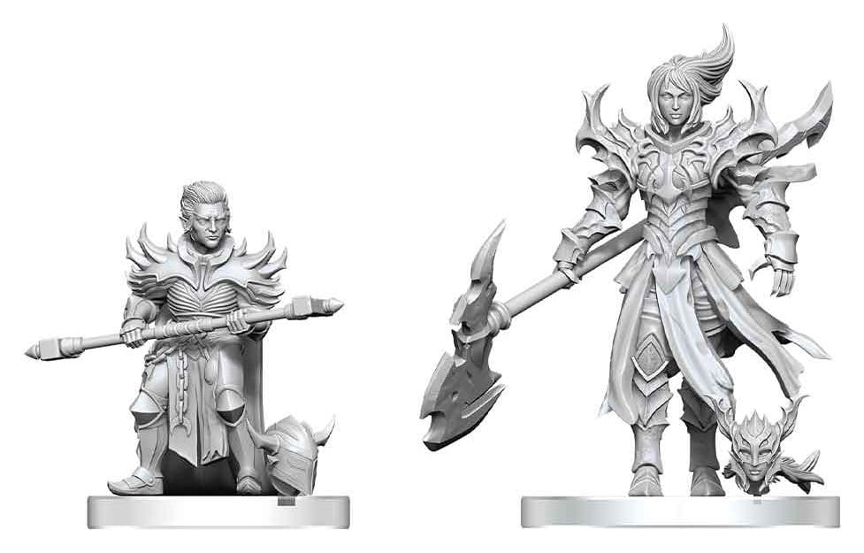 Pathfinder Battles Deep Cuts miniature à peindre Pyre & Godclaw Hellknights 14 cm