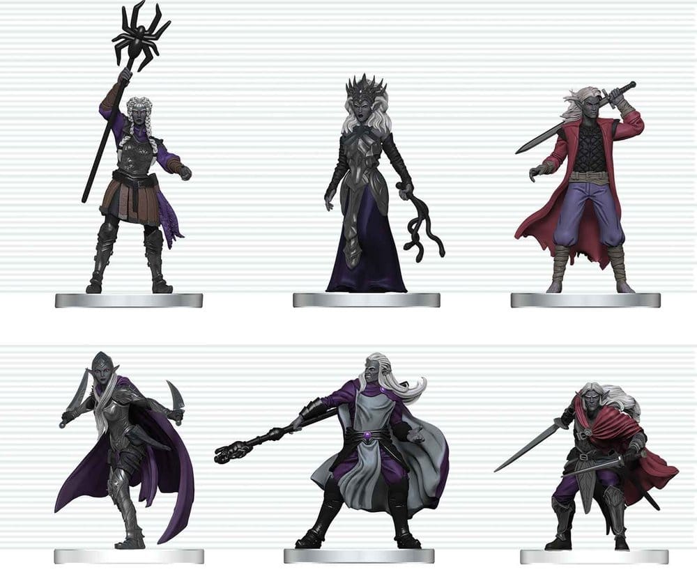 D&D Icons of the Realms figurines mini Drow Warband 20 cm