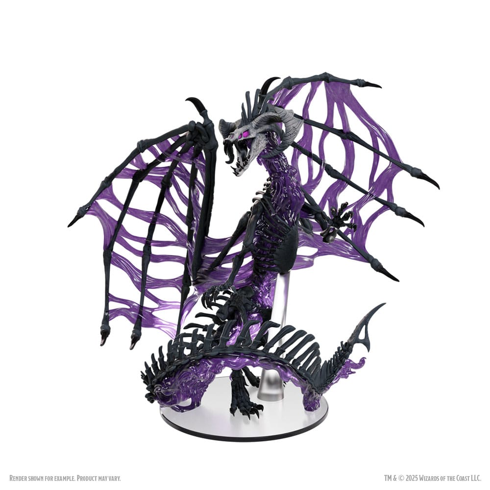 D&D Icons of the Realms miniature prépeinte "Boxed Miniature" Black Dracolich 30 cm