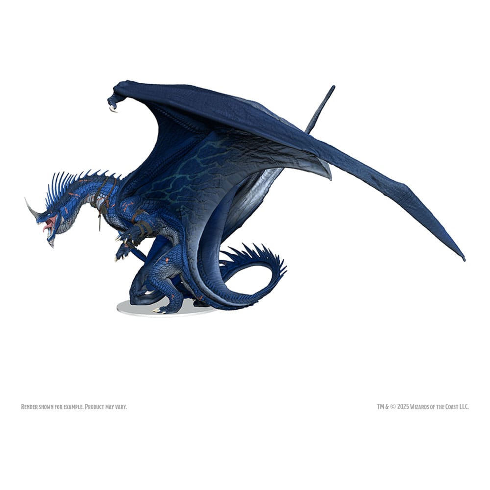 D&D Icons of the Realms miniature prépeinte "Boxed Miniature" Ancient Blue Dragon 20 cm
