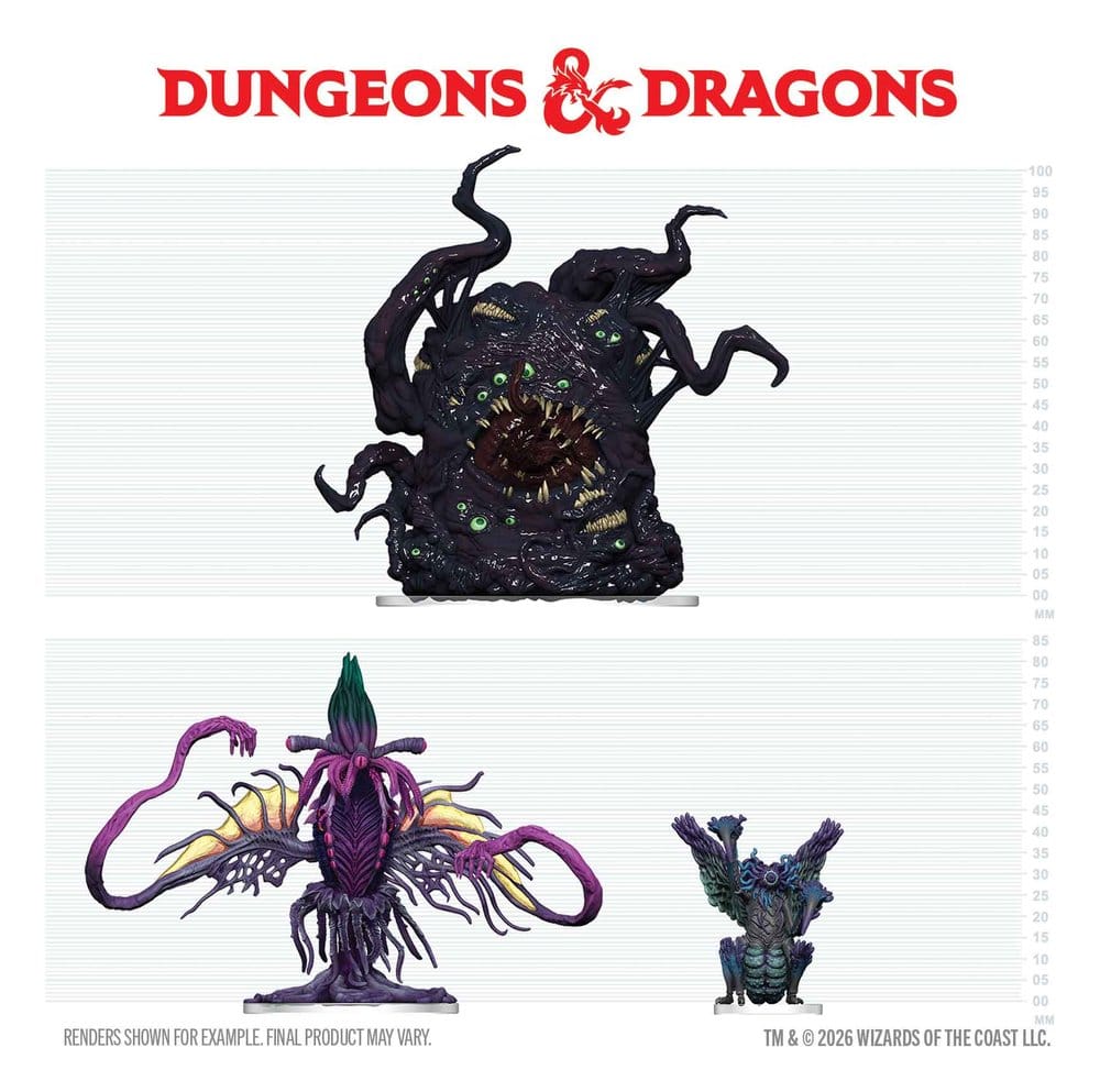 D&D Icons of the Realms Boxed miniatures prépeintes Eldritch Enemies of Ravenloft