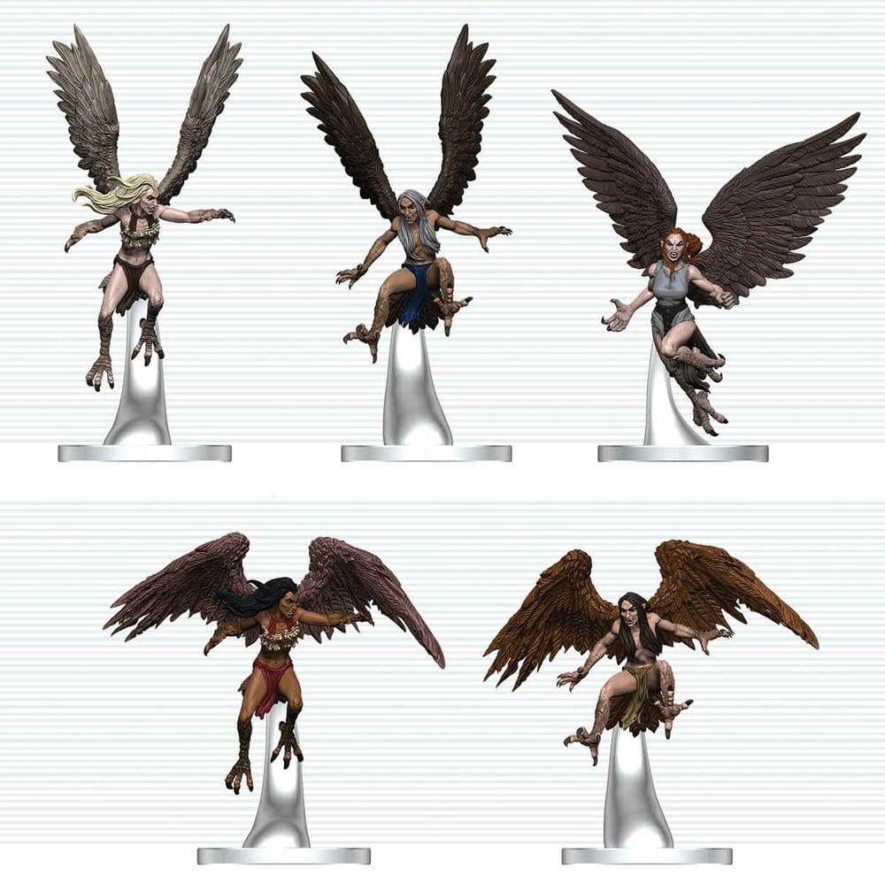 D&D Icons of the Realms figurines mini Harpy Flock 20 cm