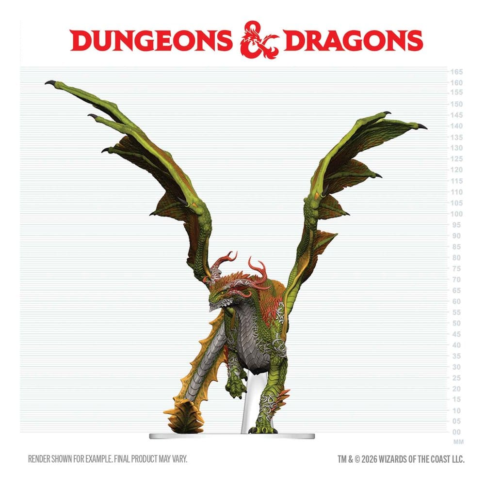 Dungeons & Dragons Icons of the Realms miniatures prépeintes Adult Spirit Dragon 24 cm
