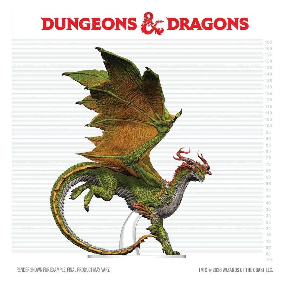 Dungeons & Dragons Icons of the Realms miniatures prépeintes Adult Spirit Dragon 24 cm