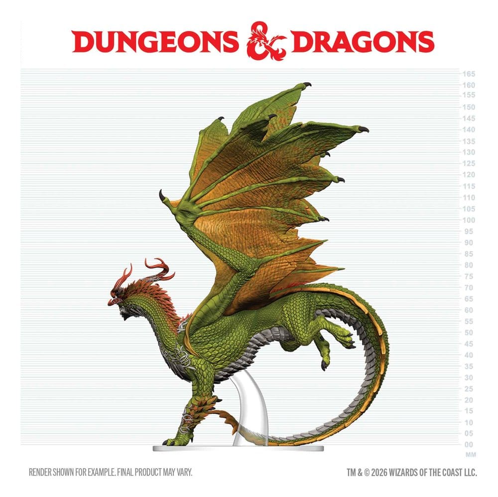 Dungeons & Dragons Icons of the Realms miniatures prépeintes Adult Spirit Dragon 24 cm