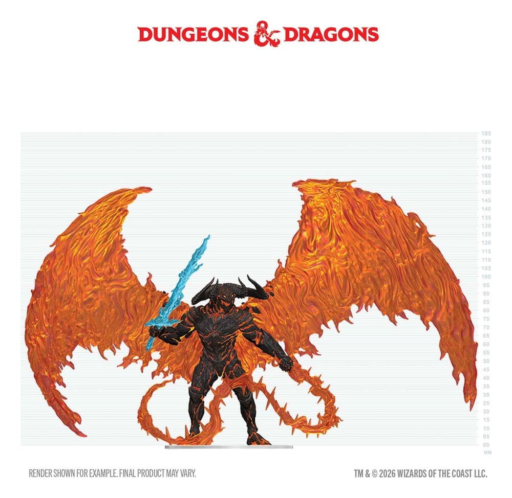 D&D Icons of the Realms Boxed miniatures prépeintes Balor 20 cm