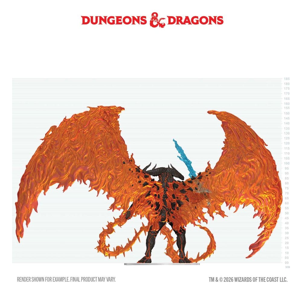 D&D Icons of the Realms Boxed miniatures prépeintes Balor 20 cm