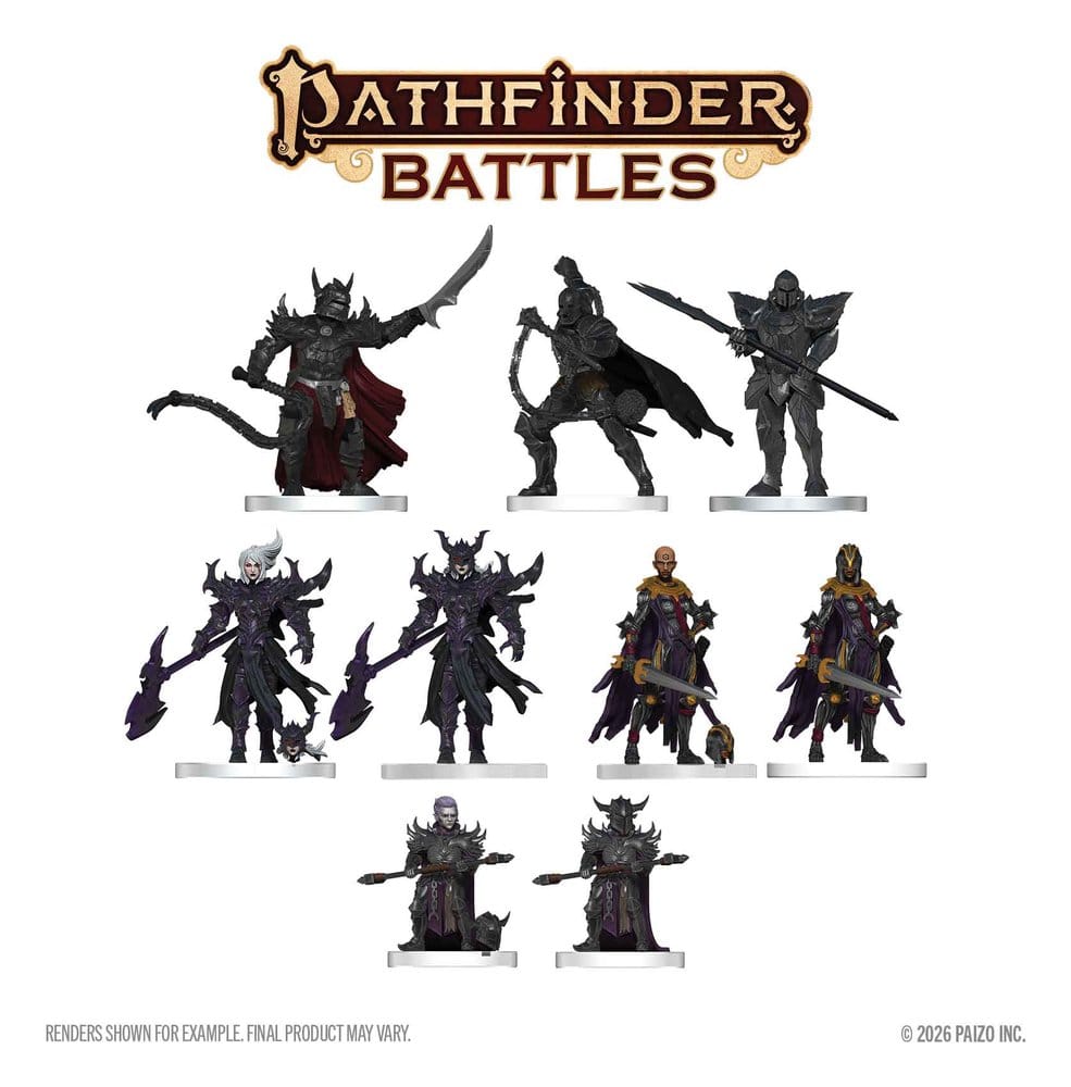 Pathfinder Battles Boxed miniatures prépeintes Hellknight Vanguard 20 cm