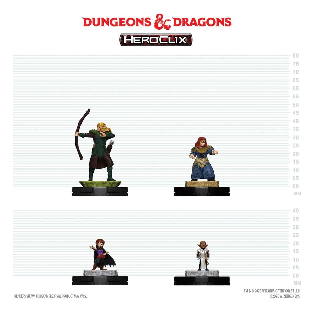 Dungeons & Dragons HeroClix 400: Set de Figurines Adventuring Party 1
